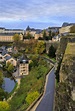 Vista del casco antiguo de Luxemburgo, Patrimonio de la Humanidad por ...