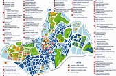 Mapas Detallados de Santiago de Compostela para Descargar Gratis e Imprimir
