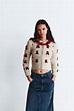 Zara - KNIT CARDIGAN WITH FLORAL DETAILS - LIMITED EDITION