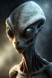 Portrait of a scary grey alien content 24058958 Stock Photo at Vecteezy