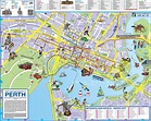 Mapas de Perth - Austrália | MapasBlog