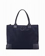 Tory burch Ella Packable Nylon Tote Bag in Blue (TORY NAVY) | Lyst
