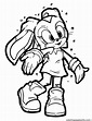 Cream the Rabbit Coloring Pages - Sonic the Hedgehog 2 Coloring Pages ...