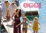 George Clooney e Amal Alamuddin coi figli sul Lago di Como - foto ...