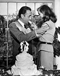 Bogie & Bacall - Humphrey Bogart and Lauren Bacall on their wedding...