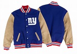 Wool Jacket New York Giants - Shop Mitchell & Ness NFL Outerwear and ...