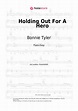 Bonnie Tyler - Holding Out For A Hero sheet music for piano download ...