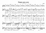 Sheet Nhac Piano Bai Happy New Year olyjar