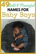 49 Powerful Baby Names for African American Boys | African american ...