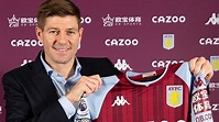 Steven Gerrard es anunciado como nuevo DT del Aston Villa