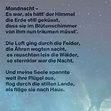 Joseph Eichendorff Mondnacht Gedicht