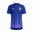 Camiseta adidas Argentina Segunda Equipación Authentic Mundial Qatar ...