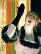 Il cantante con il guanto – Edgar Degas ️ - Degas Edgar