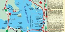 San Francisco bay fishing map - Map of San Francisco bay fishing ...