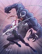 Spider Gwen VS. Venom by kpetchock on DeviantArt