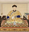 Emperor Yongzheng (r. 1722–1735) of the Qing Dynasty, reading a ...