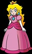 the princess peach in her pink dress and tiara is standing with her ...
