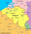 Map of france and Brussels - Map of Brussels and france (Belgium)
