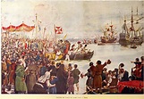 Departure of Vasco da Gama’s fleet from Lisbon to India 1497 | História ...