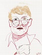 David Hockney (b. 1937) | Self-Portrait | 1980s, Drawings & Watercolors ...