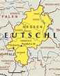 Hessen Karte Bundesländer | Landkarte Deutschland Regionen Politische