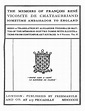 The Memoirs of François René Vicomte de Chateaubriand sometime ...