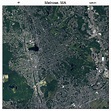 Aerial Photography Map of Melrose, MA Massachusetts