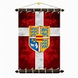 Kingdom of Denmark Flag Standard Coat of Arms on Cotton Canvas - Etsy UK