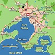 Mapa de Melbourne: mapa en línea y mapa detallado de la ciudad de Melbourne