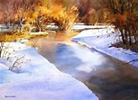 How to Paint a snow scene in watercolor – Roland Lee
