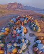 This Colourful Domed village, Hormuz Island, Iran : borz118