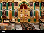 Religious architecture image: interior of a russian orthodox church in ...