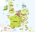 Mapa di Europa Politico Regione