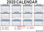List Of Monthly Holidays 2020 | Example Calendar Printable