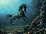 Hippocampus(Greek mythology) | Mythological creatures, Kelpie horse ...