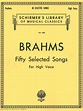 50 Selected Songs from Johannes Brahms | buy now in the Stretta sheet ...