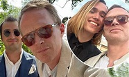 Paul Bettany puts on a dapper display in rare photos with his grown ...