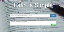 Outil d’analyse d’un texte latin : Latin is Simple – Arrête ton char