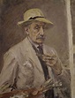 "Max Liebermann, Selbstbildnis 1934" Poster von AKG Images - ARTFLAKES.COM