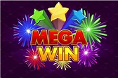 Vector Mega big win banner for lottery or casino games. | Pre-Designed ...