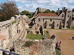 View from the top looking in..Carisbrooke Castle | Isle of wight ...