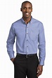 Red House Embroidered Men's Pinpoint Oxford Non-Iron Shirt - Queensboro