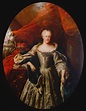 ca. 1720 Christine Luise von Öttingen (1671-1747), Herzogin von ...