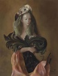 Portrait of a woman with acanthus leaves by Leonor Fini