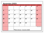 Calendários Novembro 2023 - Michel Zbinden BR