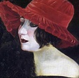 Otto Dix, “Frau Martha Dix,” 1923 | Hat making, Painting, Art