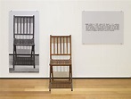 Joseph Kosuth. One and Three Chairs. 1965 Joseph Kosuth, Wood Folding ...