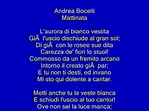 Mattinata (L'aurora di bianco vestita) - Andrea Bocelli - YouTube