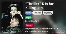 "Thriller" K Is for Killing (film, 1974) - FilmVandaag.nl