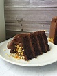 Receta de torta de chocolate cubierta con ganache de chocolate – fácil ...
